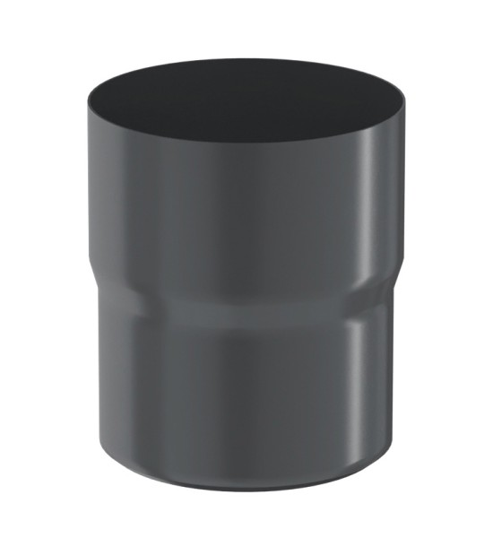 Водосток Aquasistem, система 125x90 - Соединитель трубы RAL 7024 Тёмно-серый купить в Зеленодольске