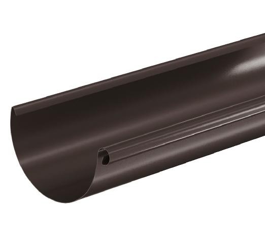 Водосток Aquasistem, система 125x90 - Водосточный желоб 3.00м RR 32 Тёмно Коричневый купить в Зеленодольске