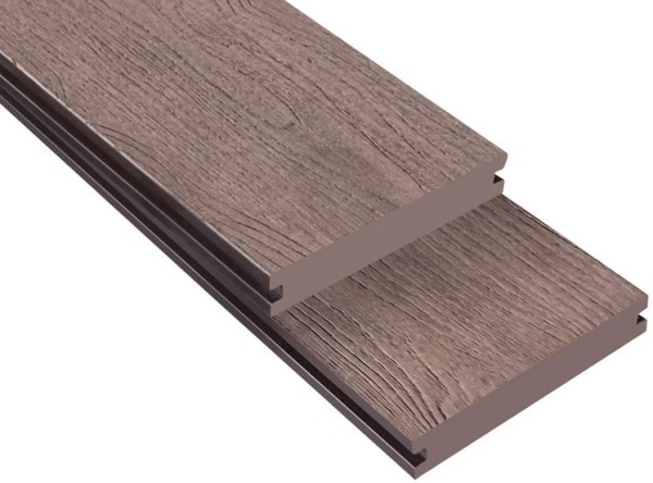 Террасная доска ДПК Outdoor 3D полнотелая NEVADA/CALIFORNIA BROWN коричневая микс купить в Зеленодольске