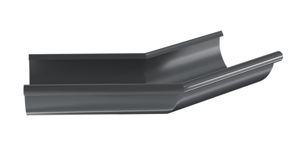 Водосток Aquasistem, система 125x90 - Угол желоба, наружный 135° RR 23 Маренго купить в Зеленодольске