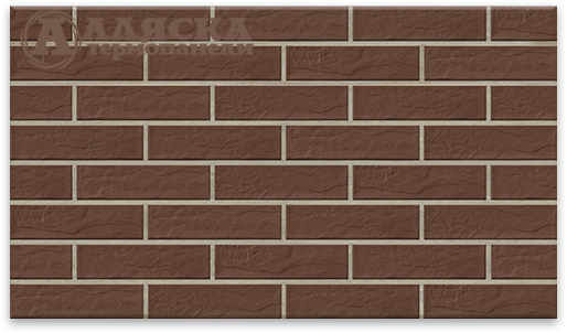 Фасадные Термопанели Аляска Braun Rustic купить в Зеленодольске