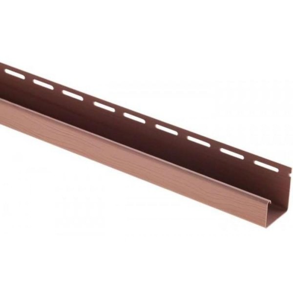 J-профиль Люкс Крашенный, T-15, ВН, Красно-коричневый купить в Зеленодольске