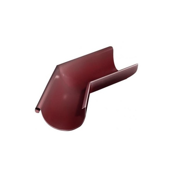 Водосток Grand Line 125x90 – Угол желоба наружный 135° RAL 3005 купить в Зеленодольске