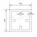 Столб SEQUOIA Evolution 3D WOOD BROWN купить в Зеленодольске