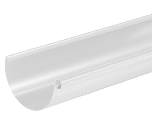 Водосток Aquasistem, система 125x90 - Водосточный желоб 3.00м RAL 9003 Белый купить в Зеленодольске