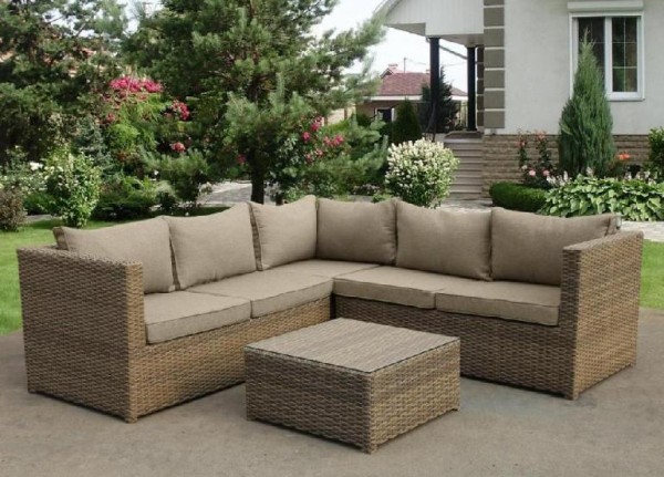 Комплект мебели AFINA плетеной из иск. ротанга YR825B Beige купить в Зеленодольске
