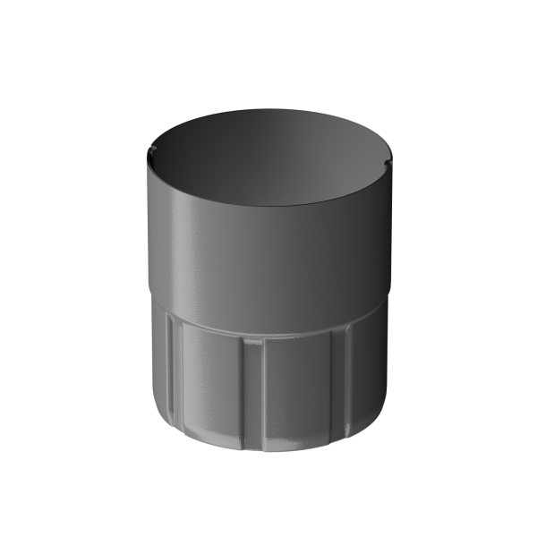Муфта соединительная для водостока Döcke STAL PREMIUM, Графит купить в Зеленодольске