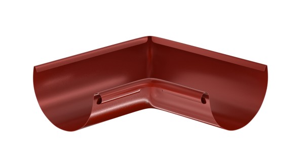 Водосток Aquasistem, система 125x90 - Угол желоба, внутренний 90° RR 29 Бургундский купить в Зеленодольске