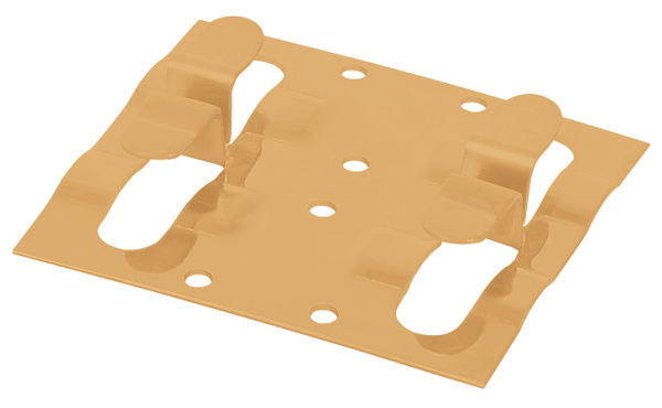 Кляймер рядный Grinder для монтажа наличника бежевый купить в Зеленодольске