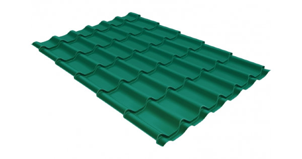 Металлочерепица классик 0,5 Satin RAL 5021 купить в Зеленодольске