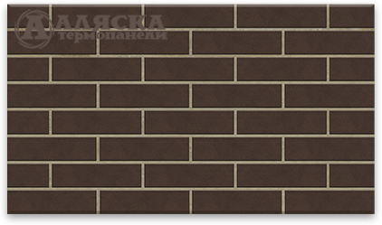 Фасадные Термопанели Аляска Amsterdam brown купить в Зеленодольске
