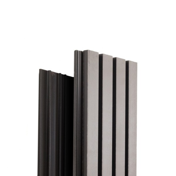 Фасадная доска Ecodecking Техно реечная 200х26х3000 Серый купить в Зеленодольске