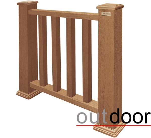 Ограждение из ДПК Outdoor Классик 3D STORM дуб купить в Зеленодольске