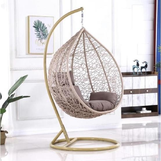 Кресло Подвесное из искусственного ротанга AFM-169A-XLB Beige купить в Зеленодольске