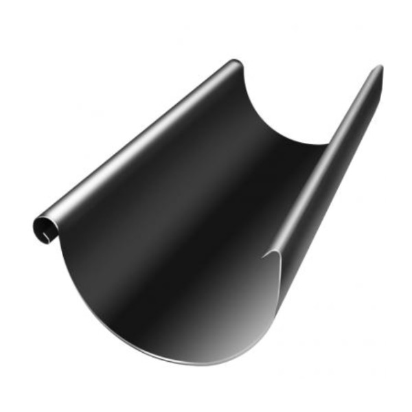 Водосток Grand Line 125x90 – Желоб 3м RAL 9005 купить в Зеленодольске