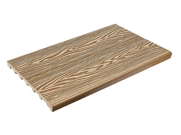 Ступень полнотелая из ДПК Deckart Step 3D Орех купить в Зеленодольске