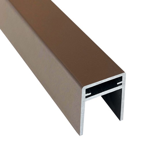 П-профиль Алюминиевый EasyDecking 35x25 Венге купить в Зеленодольске