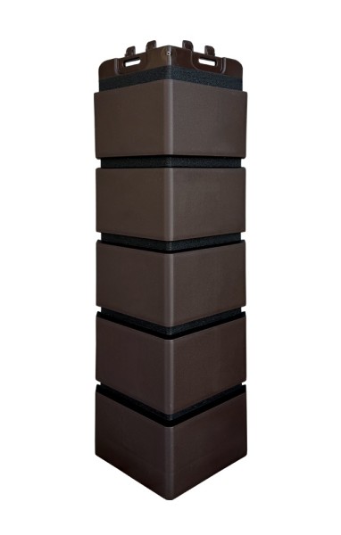 Угол Grand Line клинкерный кирпич ПРЕМИУМ Шоколадный (шов RAL 9005) купить в Зеленодольске