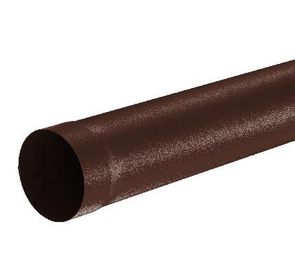 Водосток Aquasistem, Система 150/100 - Труба водосточная 1.00м RAL 8017 Коричневый matt купить в Зеленодольске