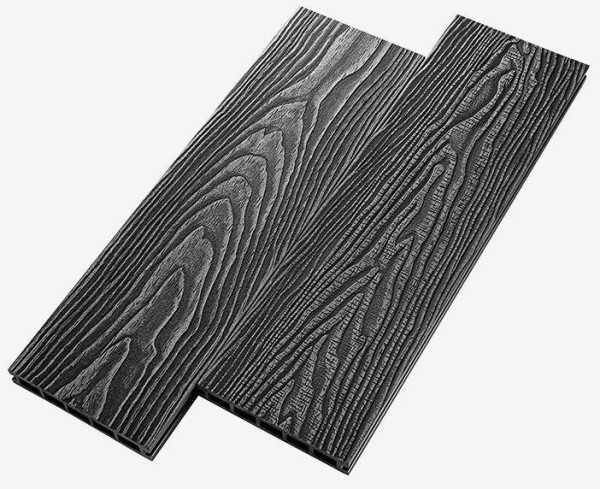 Террасная доска из ДПК RusDecking Unodeck Vintage - Графит купить в Зеленодольске