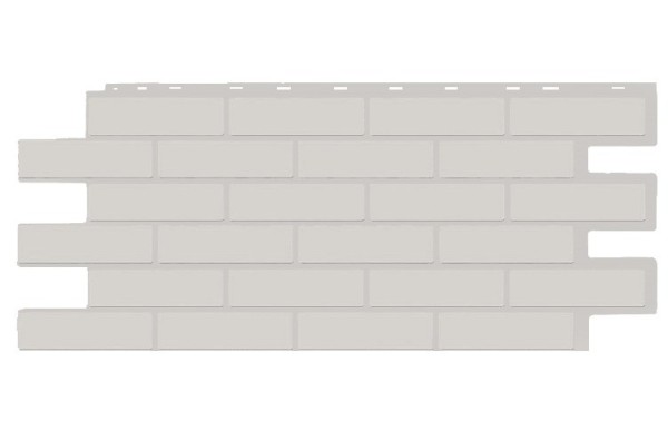 Фасадная панель T-Siding Кирпич Модерн Эко Уайт купить в Зеленодольске