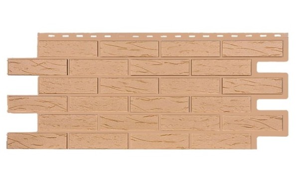 Фасадная панель T-Siding Кирпич Саман Эко Крем купить в Зеленодольске